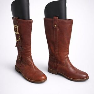 ✨ Coach Weslyn Tall Leather Riding Boots – Iconic Gossip Girl Style (Size 9) ✨